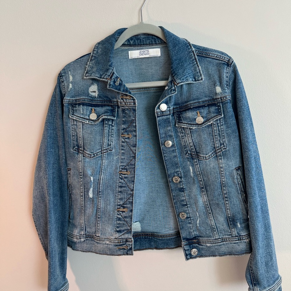 Zara Blue Denim Jacket